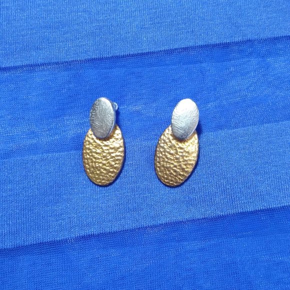 Jewelry Silver And Bronze Earrings Poshmark